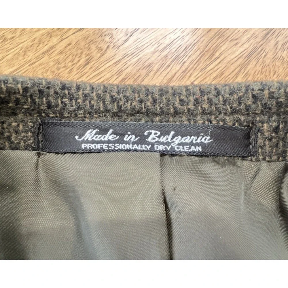 Pierre Cardin Vintage Men’s‎ 44L Wool & Camel Hair Olive Green Blazer Jacket